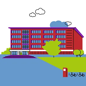 Rotes Gebäude Rotes Gebäude